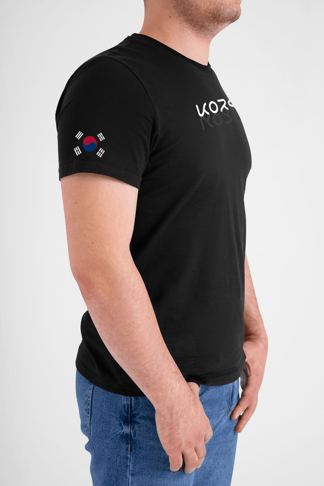 T-shirt Korea - UNISEXE NOIR
