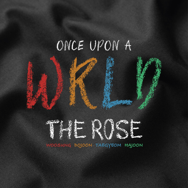 T-shirt THE ROSE WRLD chp1 - UNISEXE NOIR